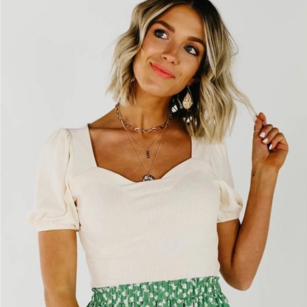 Ribbed sweetheart top bodysuit